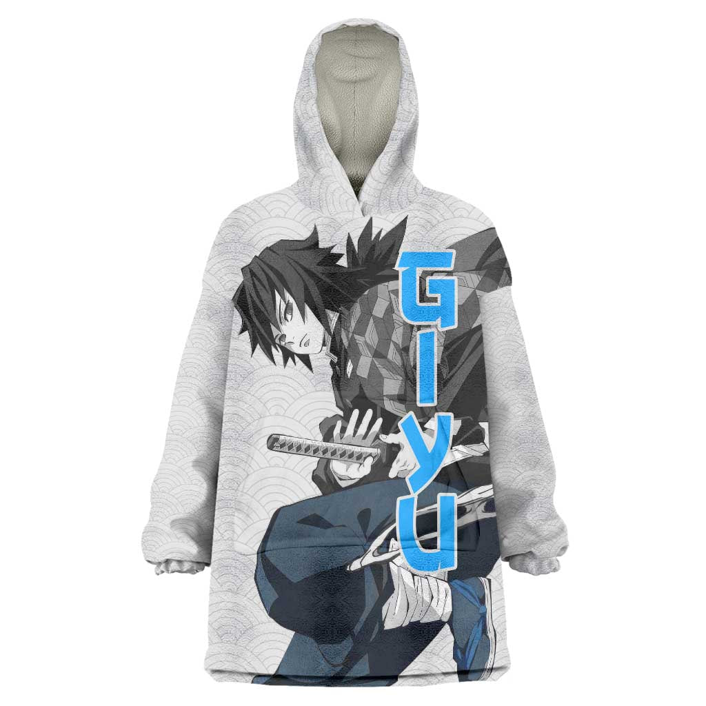 Giyu - Demon Slayer Wearable Blanket Hoodie Anime Japan Style