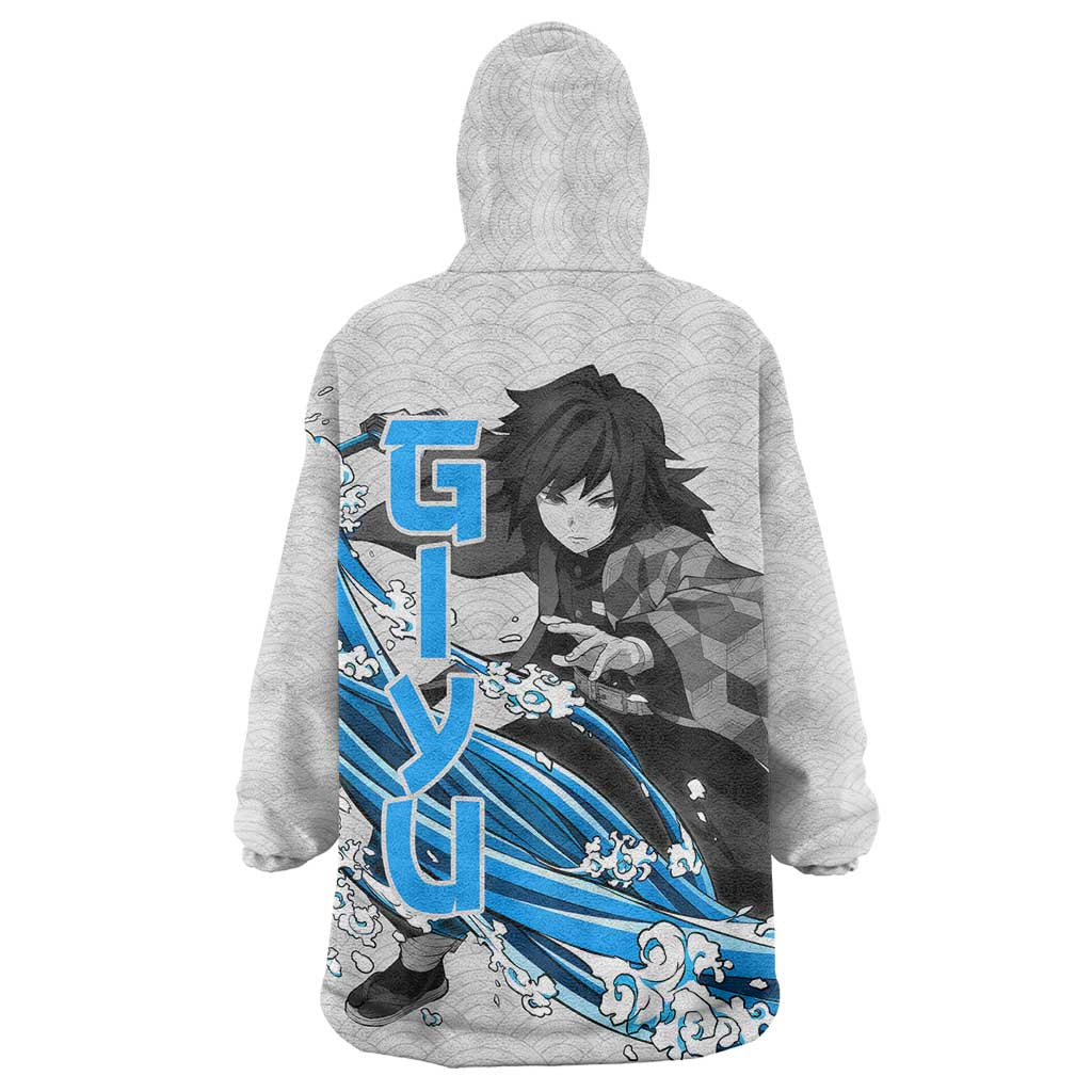 Giyu - Demon Slayer Wearable Blanket Hoodie Anime Japan Style