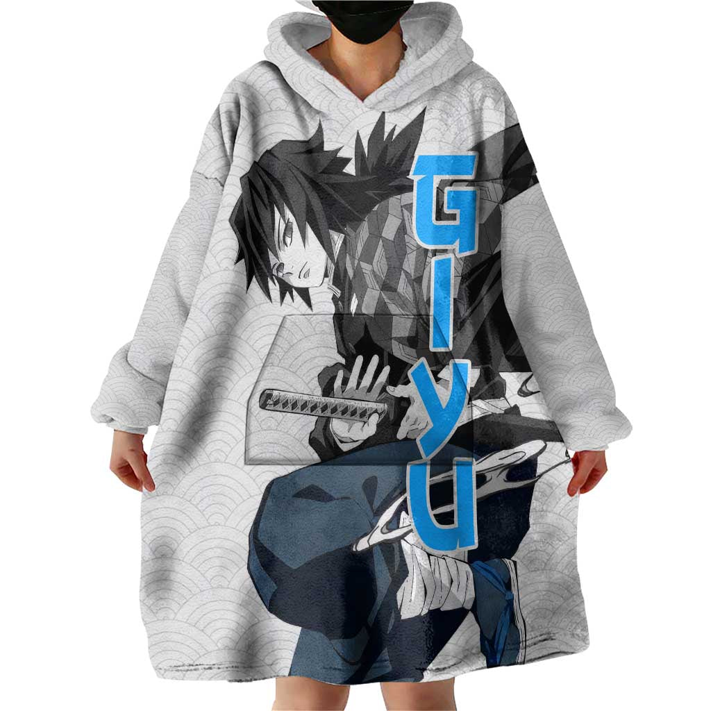 Giyu - Demon Slayer Wearable Blanket Hoodie Anime Japan Style