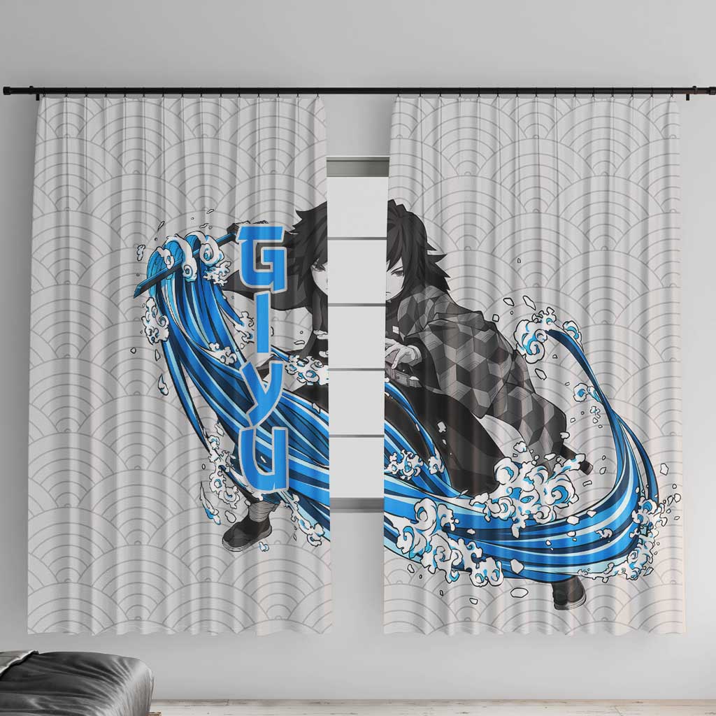 Giyu - Demon Slayer Window Curtain Anime Japan Style