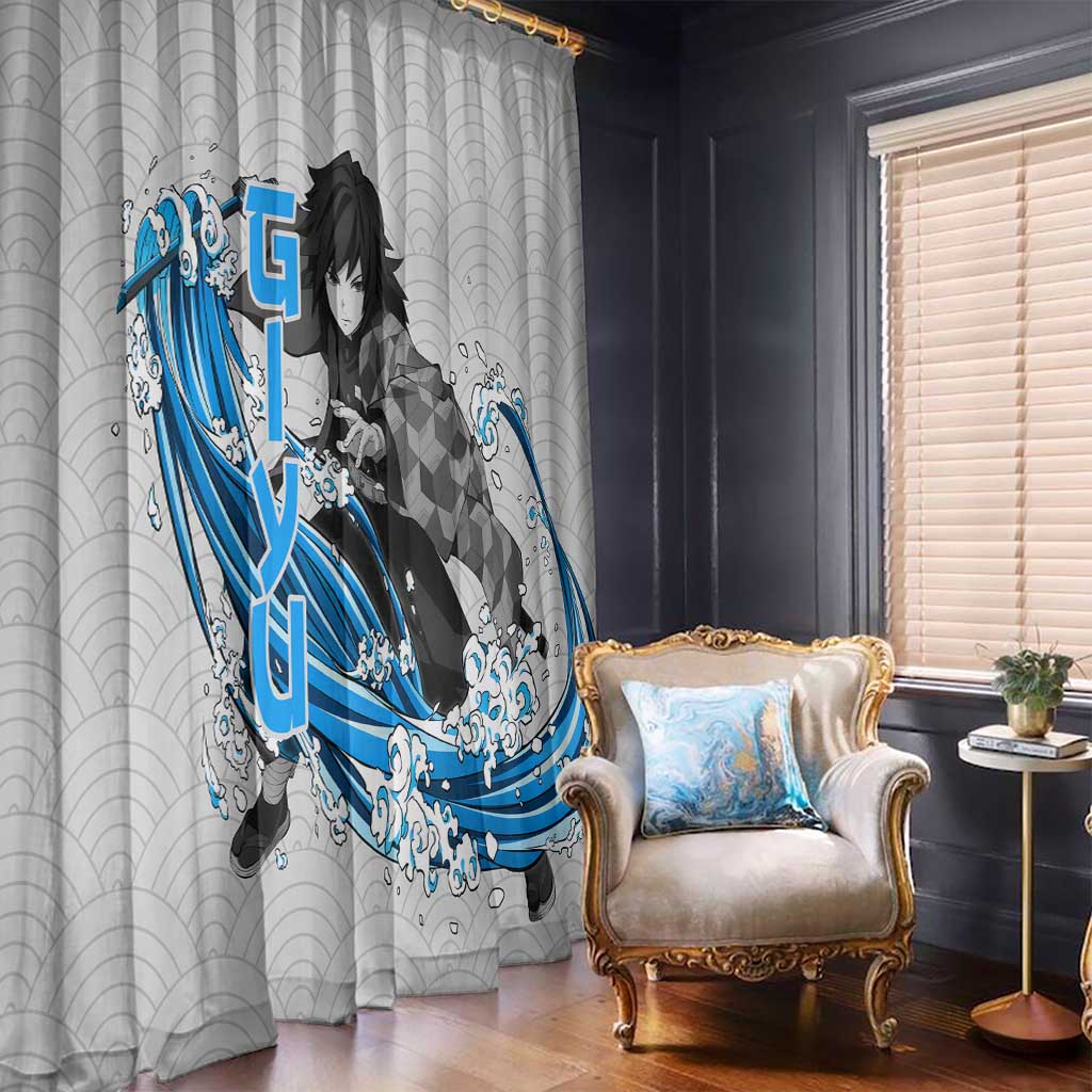 Giyu - Demon Slayer Window Curtain Anime Japan Style