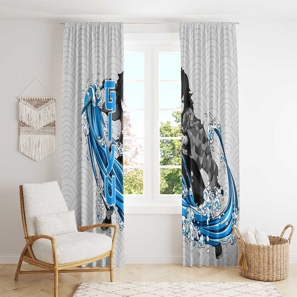 Giyu - Demon Slayer Window Curtain Anime Japan Style