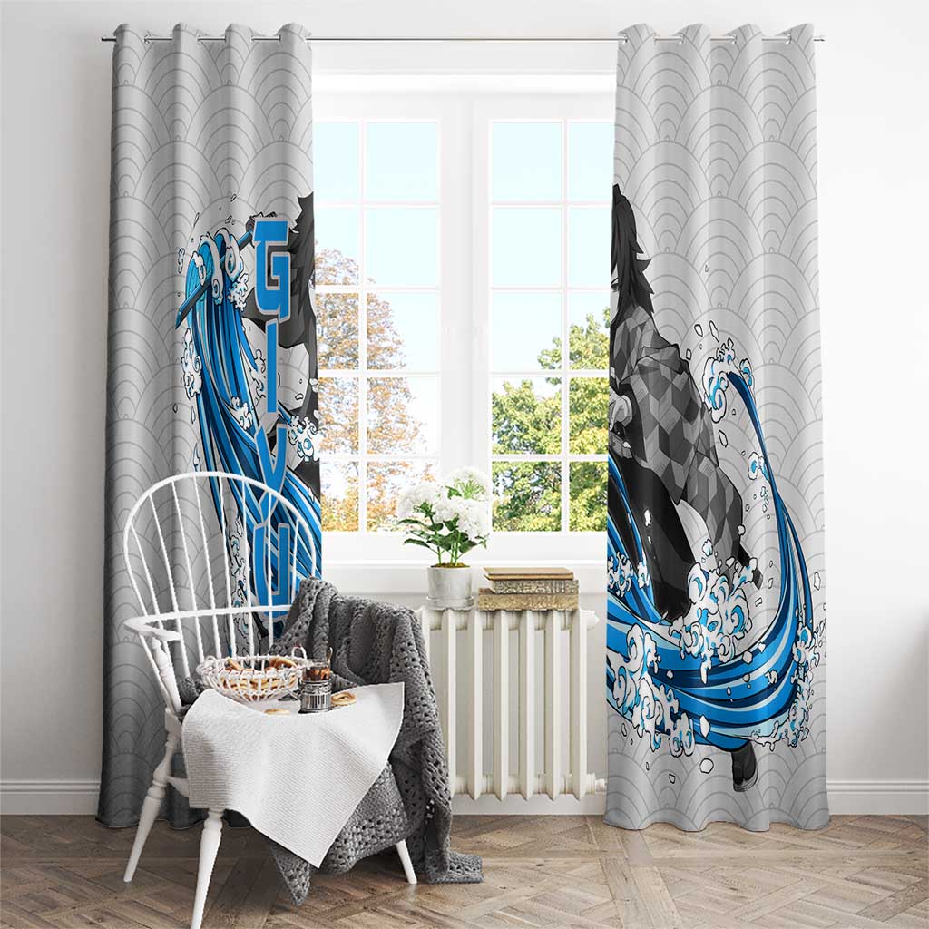 Giyu - Demon Slayer Window Curtain Anime Japan Style