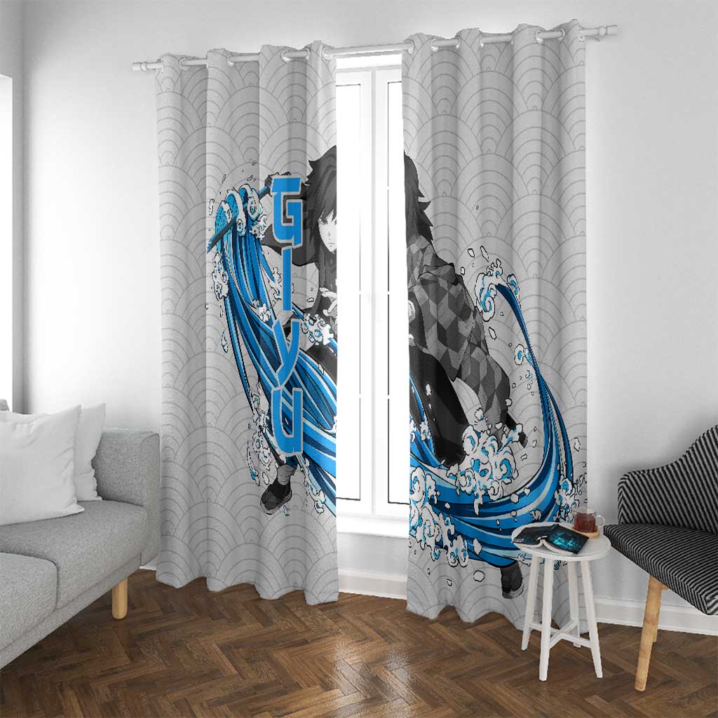 Giyu - Demon Slayer Window Curtain Anime Japan Style