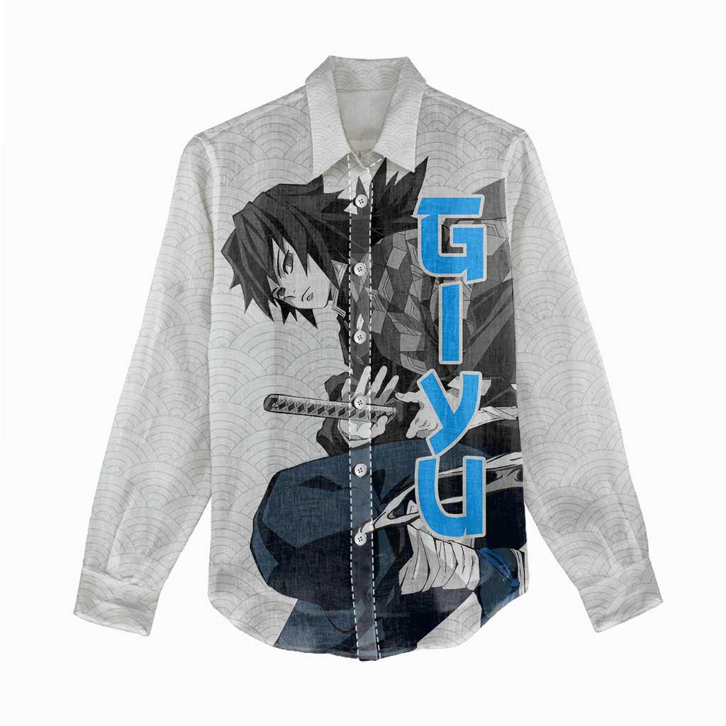 Giyu - Demon Slayer Women Casual Shirt Anime Japan Style