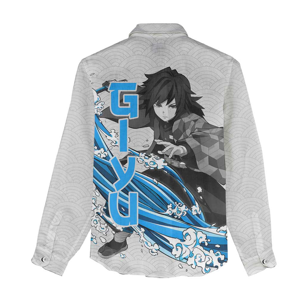 Giyu - Demon Slayer Women Casual Shirt Anime Japan Style