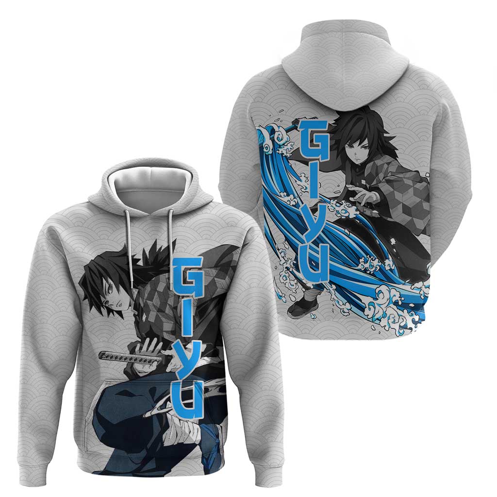 Giyu - Demon Slayer Zip Hoodie Anime Japan Style