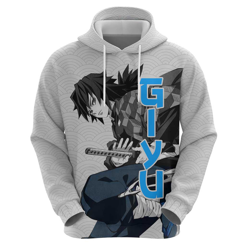 Giyu - Demon Slayer Zip Hoodie Anime Japan Style