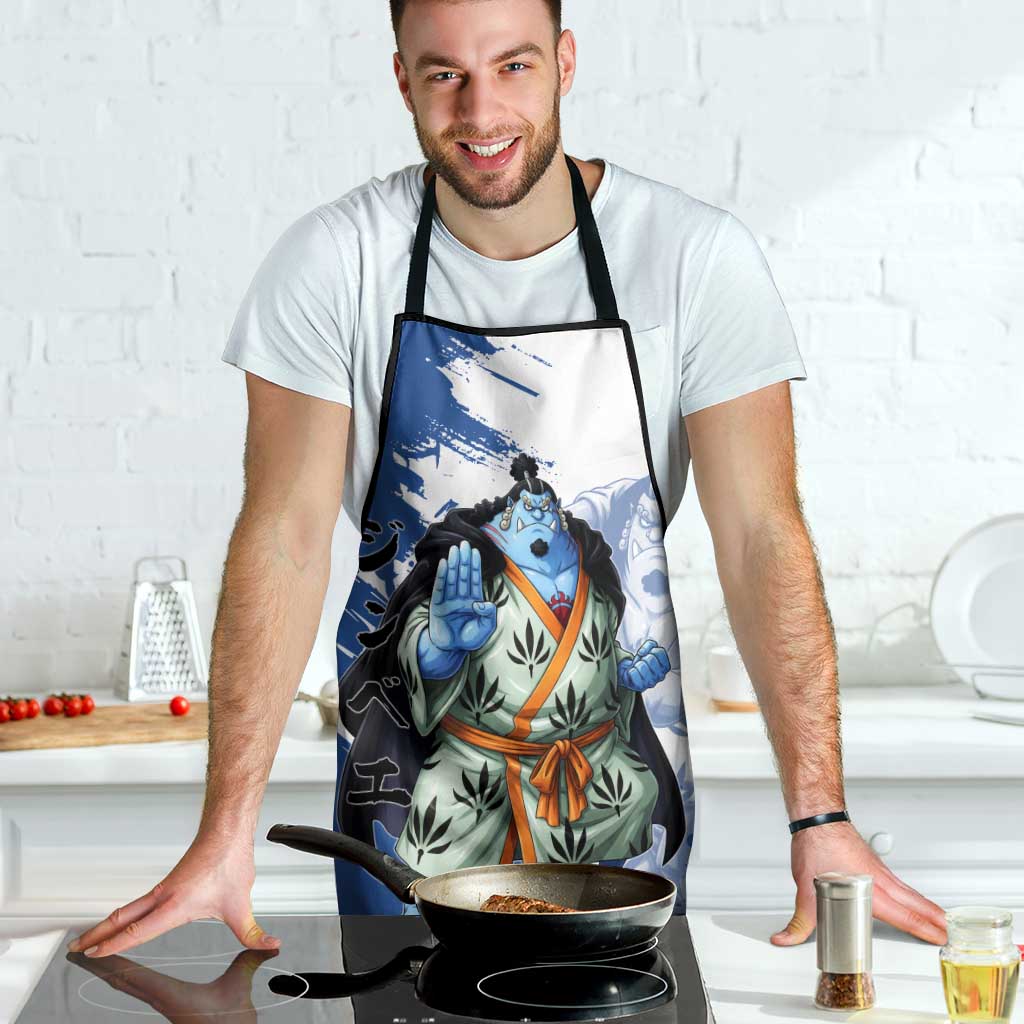 Jinbe One Piece Anime Apron Japanese Samurai Illustration Graphic