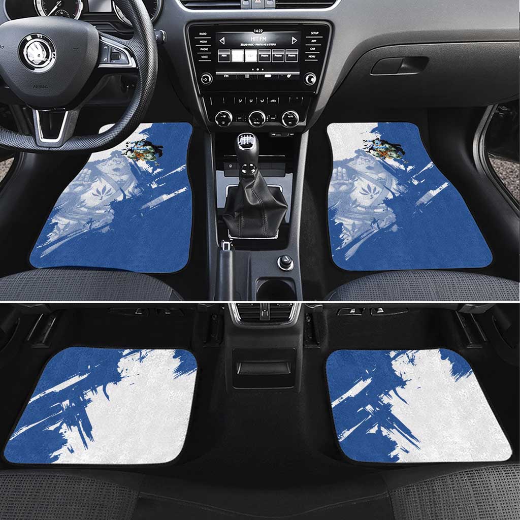 Jinbe One Piece Anime Car Mats Japanese Samurai Illustration Graphic