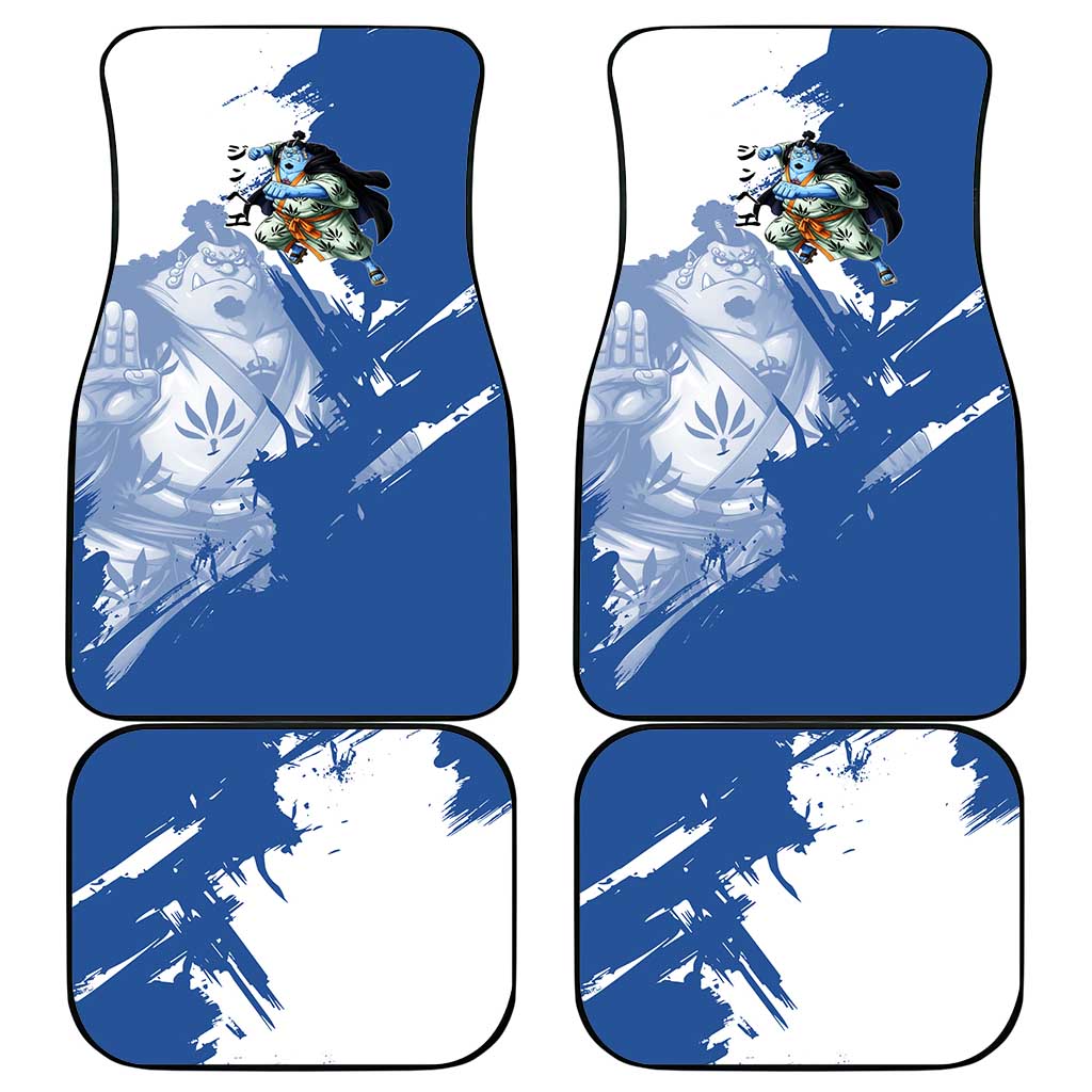 Jinbe One Piece Anime Car Mats Japanese Samurai Illustration Graphic