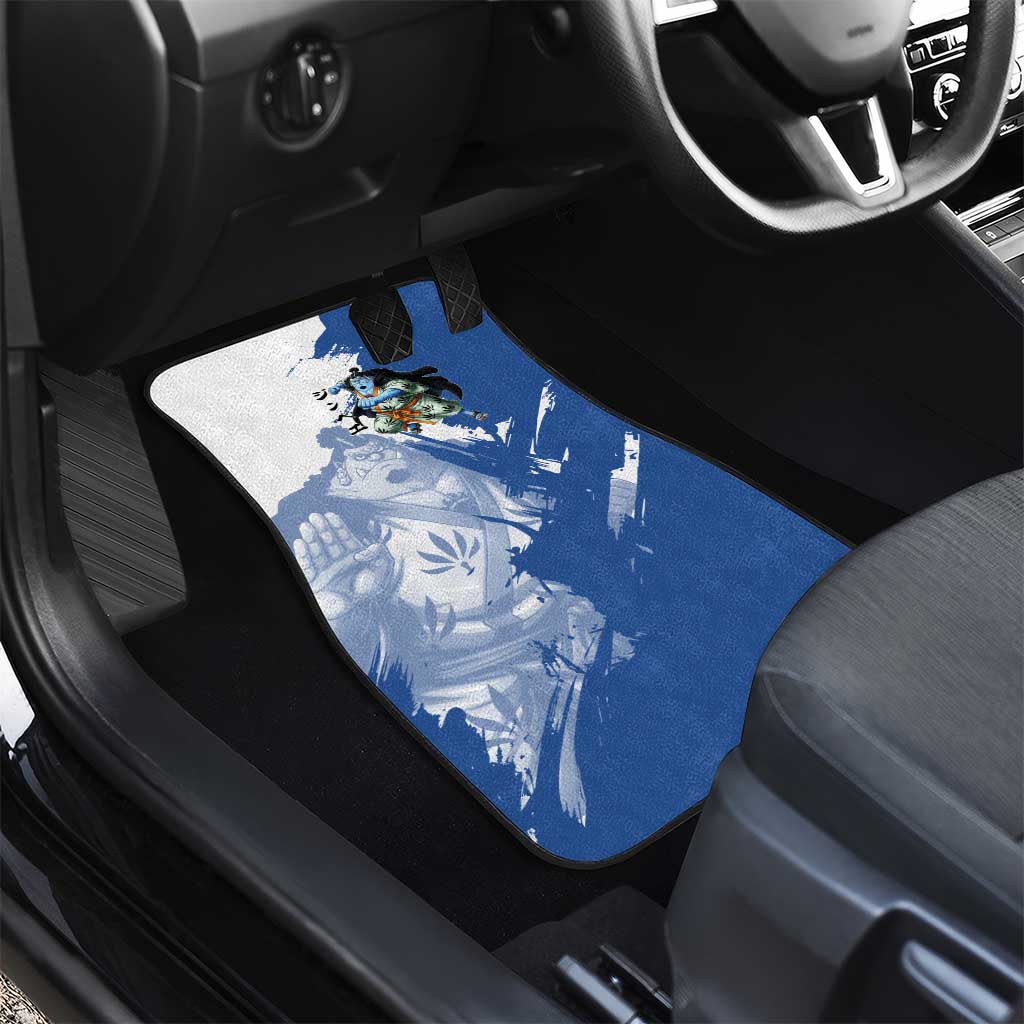 Jinbe One Piece Anime Car Mats Japanese Samurai Illustration Graphic