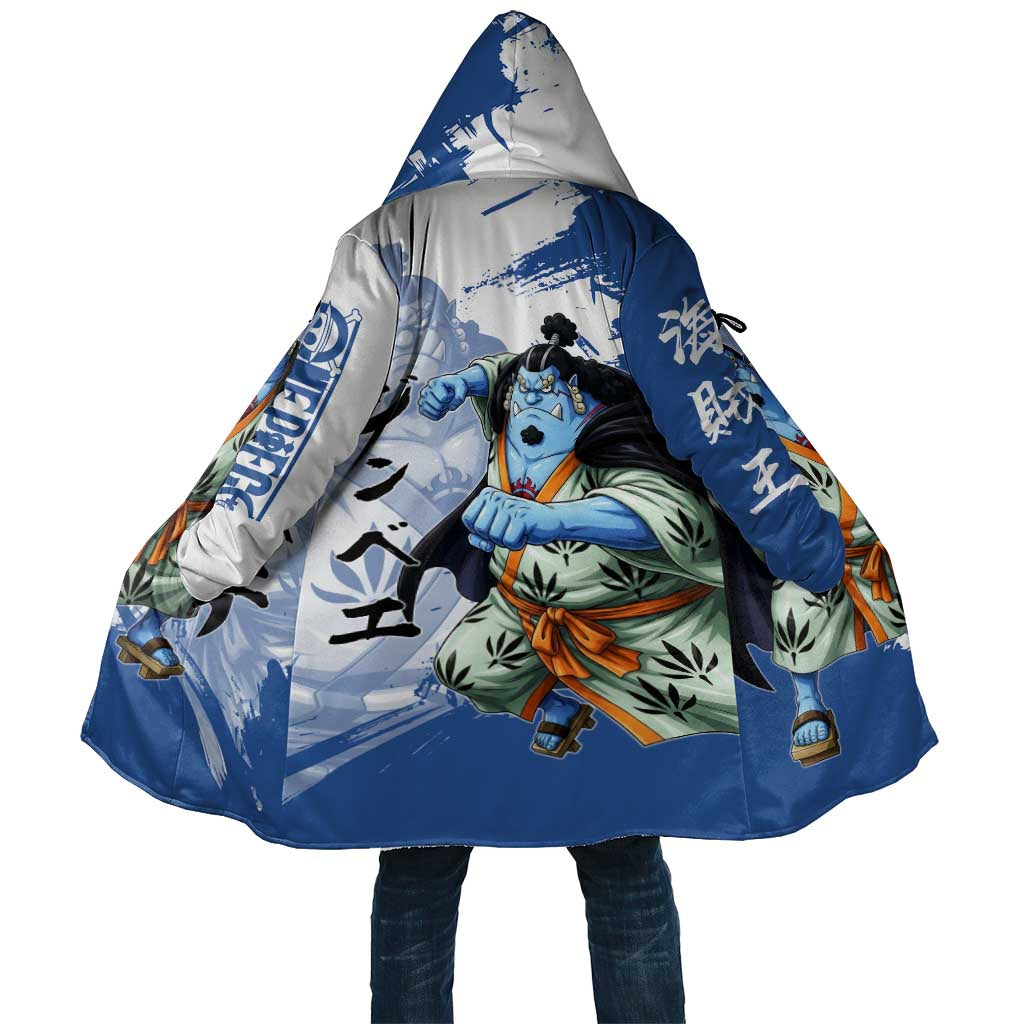 Jinbe One Piece Anime Cloak Japanese Samurai Illustration Graphic