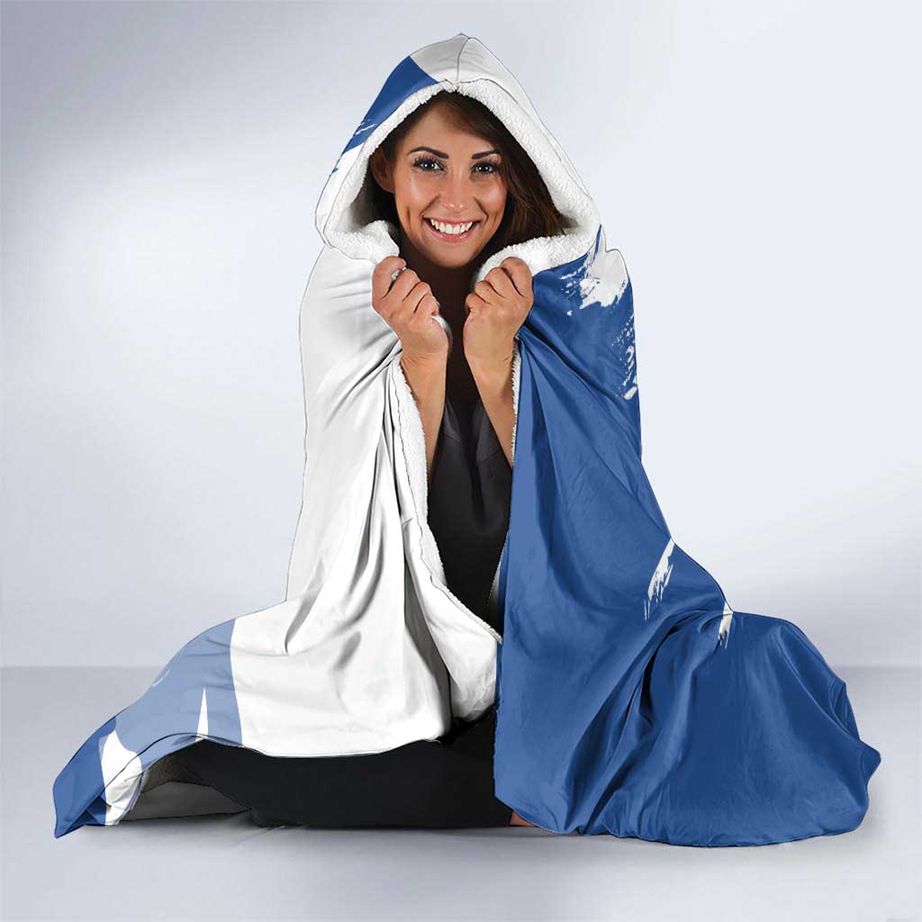 Jinbe One Piece Anime Hooded Blanket Japanese Samurai Illustration Graphic
