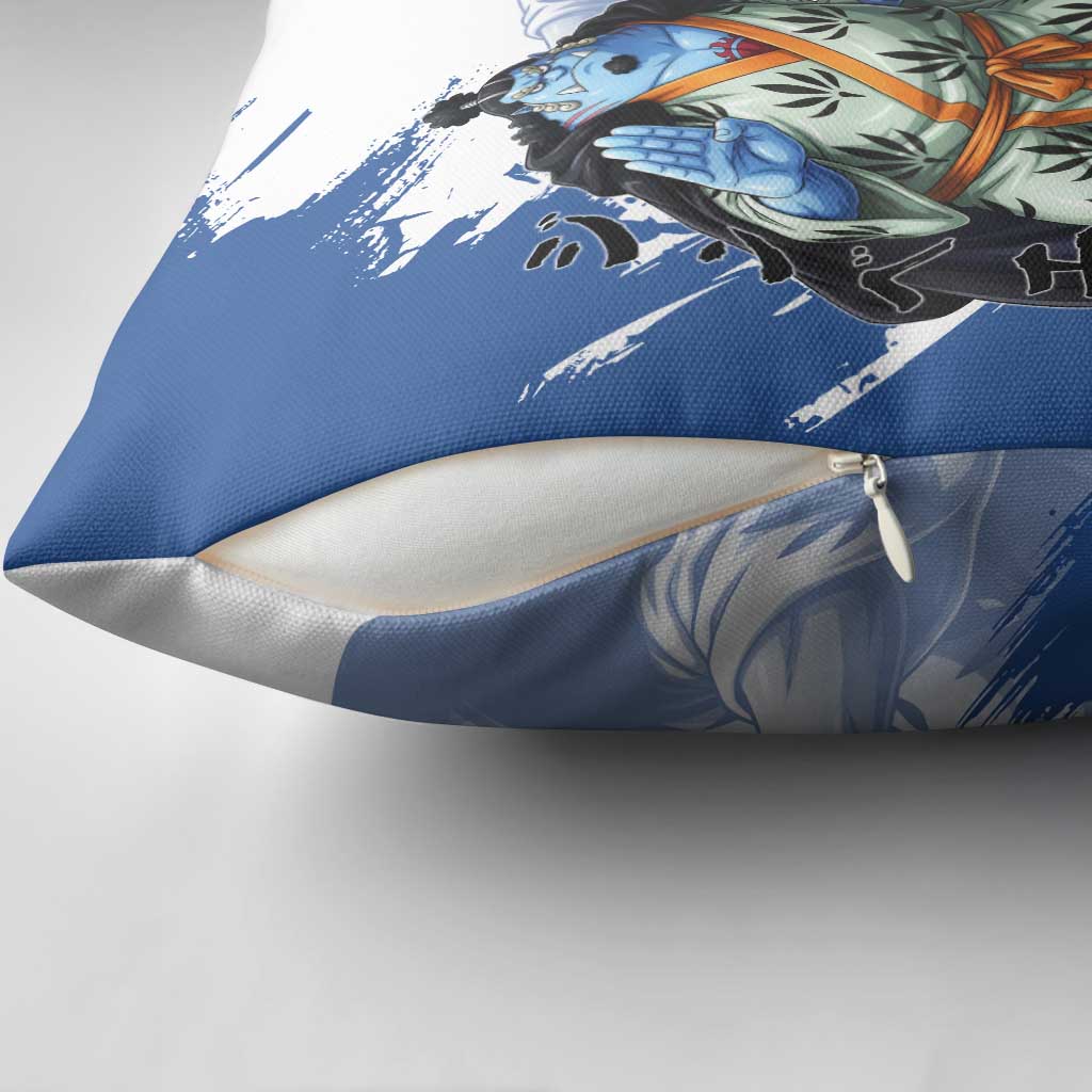 Jinbe One Piece Anime Pillow Cover Japanese Samurai Illustration Graphic