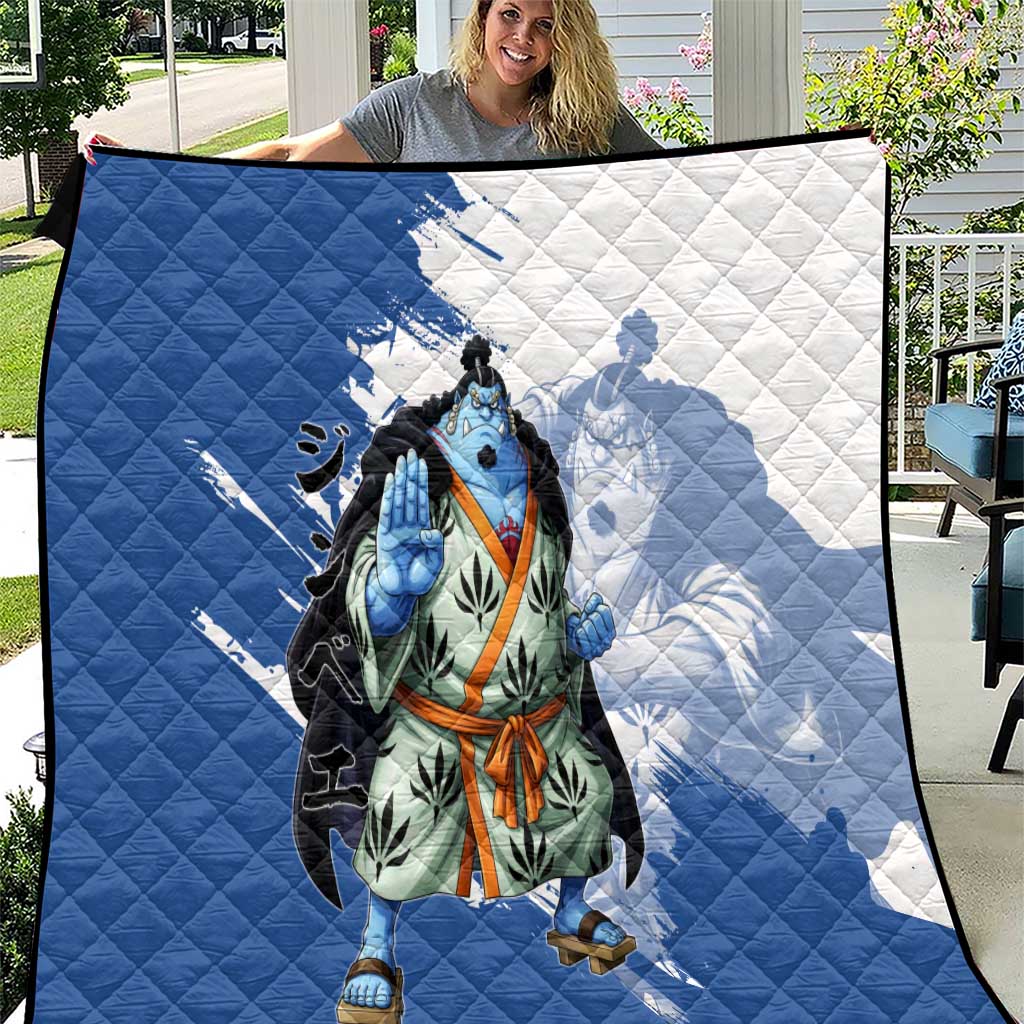 Jinbe One Piece Anime Quilt Japanese Samurai Illustration Graphic
