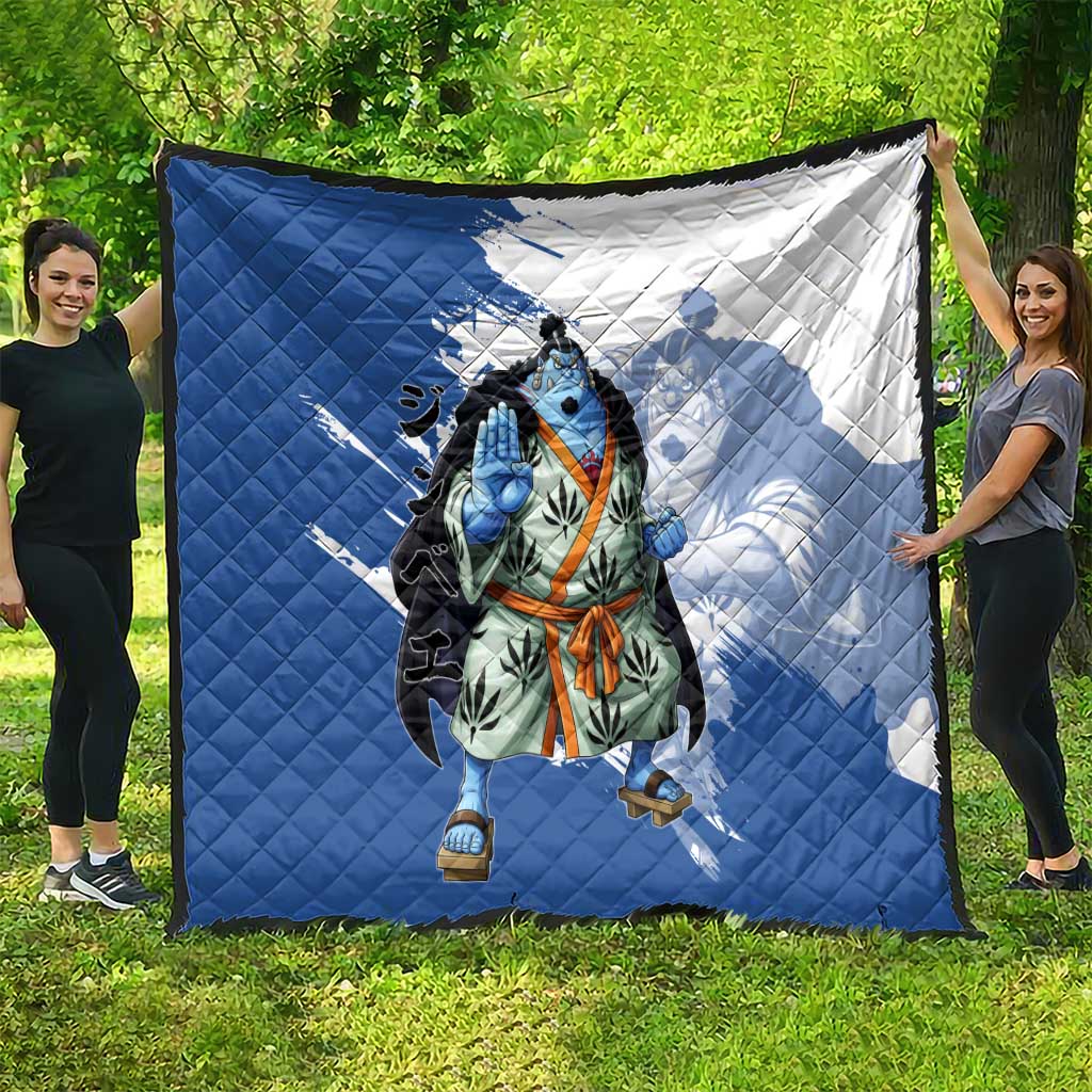 Jinbe One Piece Anime Quilt Japanese Samurai Illustration Graphic