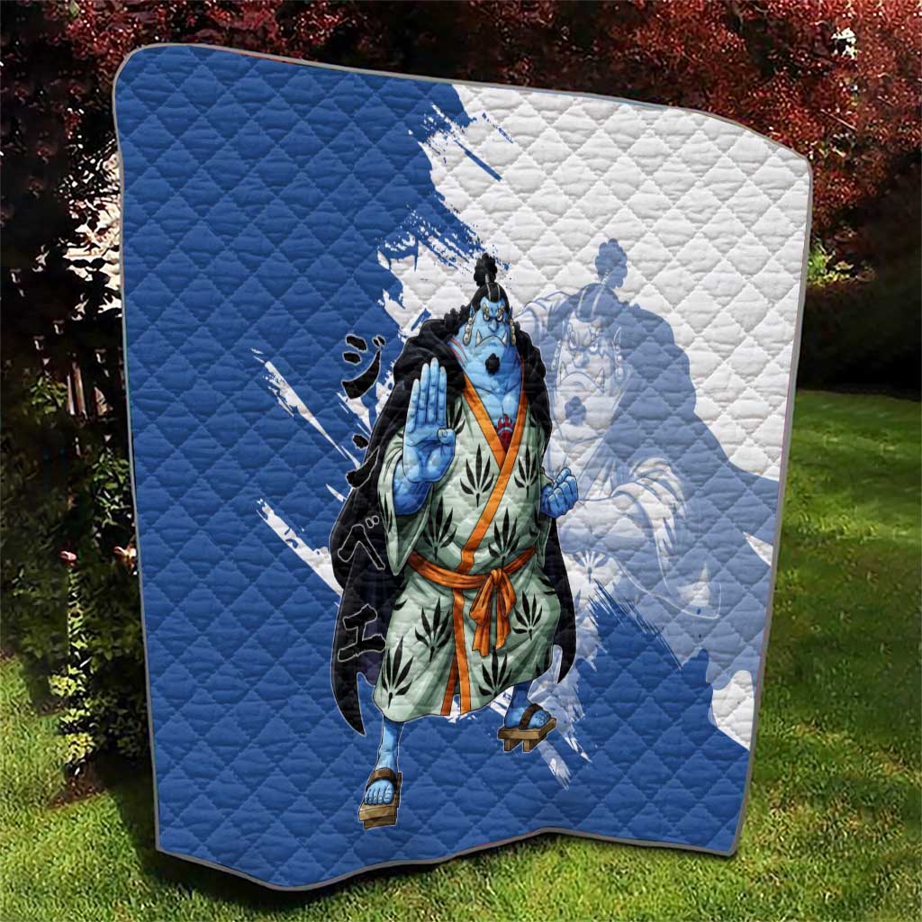 Jinbe One Piece Anime Quilt Japanese Samurai Illustration Graphic
