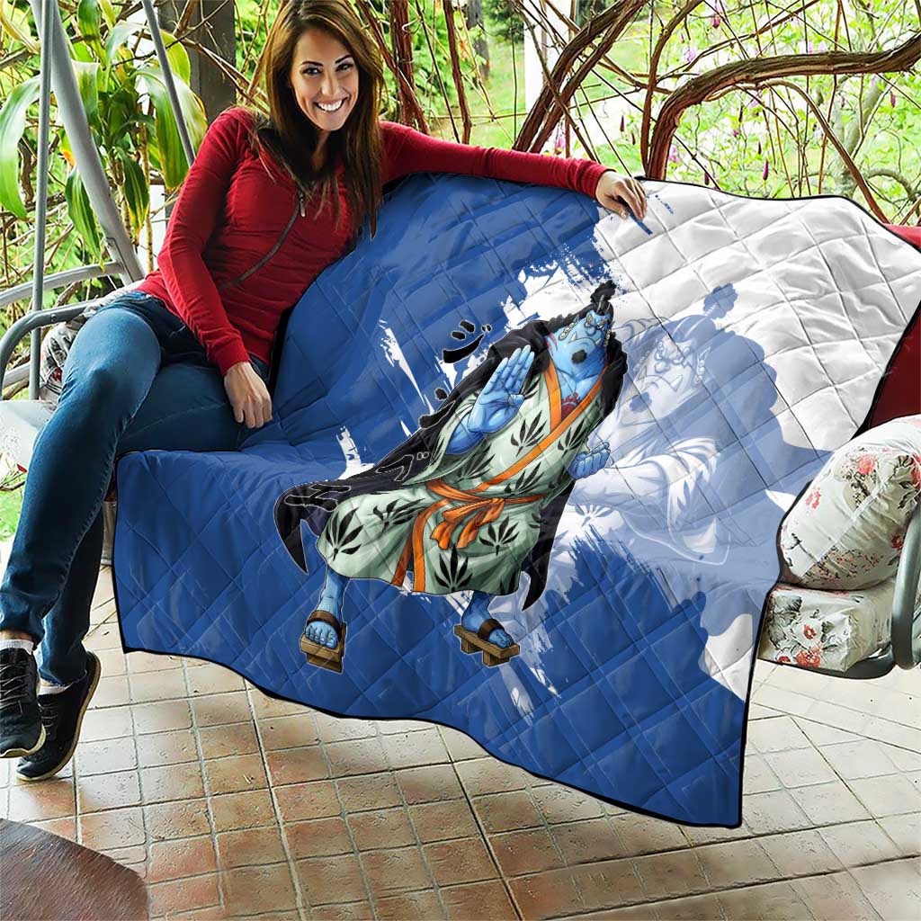 Jinbe One Piece Anime Quilt Japanese Samurai Illustration Graphic