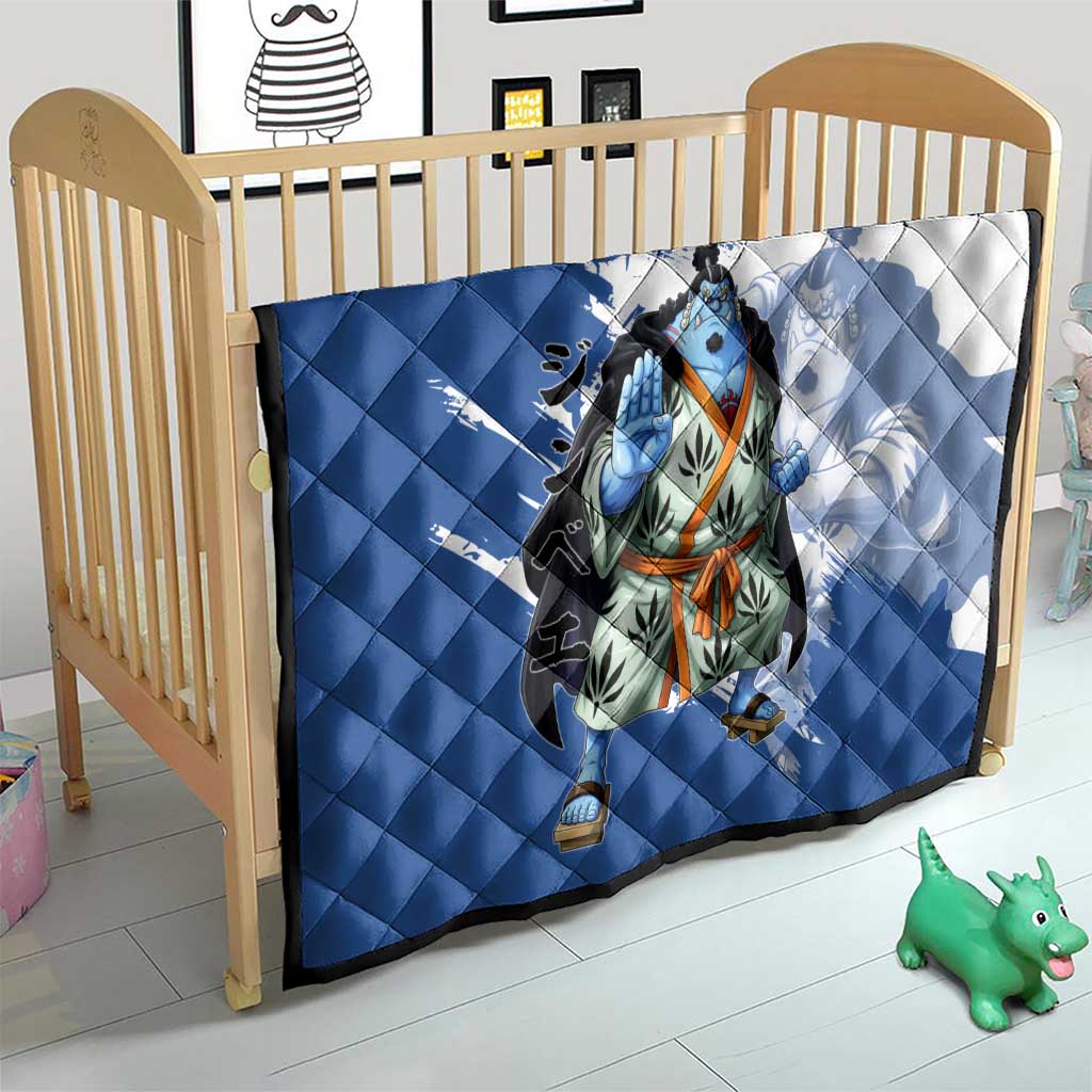 Jinbe One Piece Anime Quilt Japanese Samurai Illustration Graphic