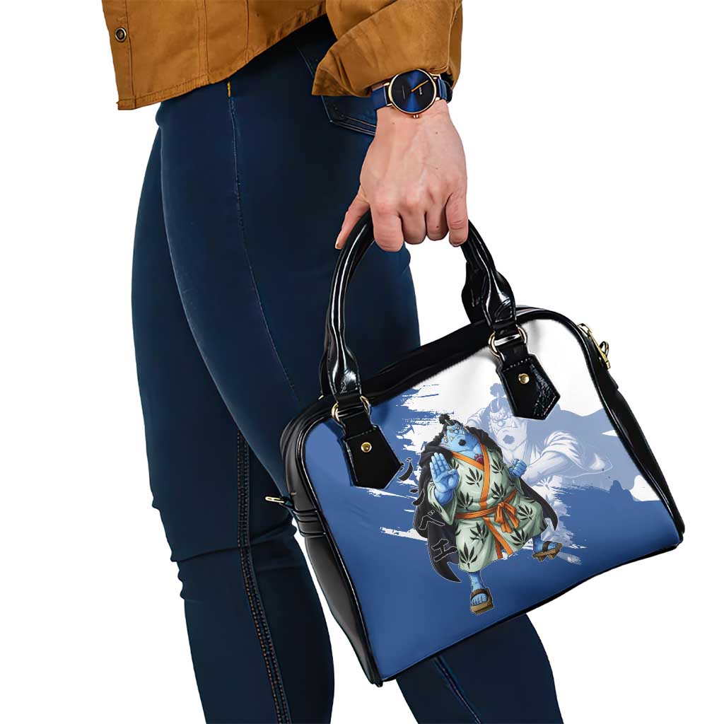 Jinbe One Piece Anime Shoulder Handbag Japanese Samurai Illustration Graphic