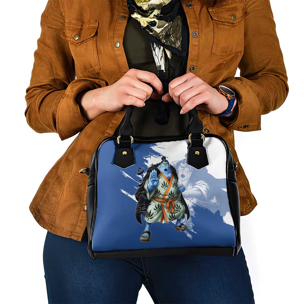 Jinbe One Piece Anime Shoulder Handbag Japanese Samurai Illustration Graphic