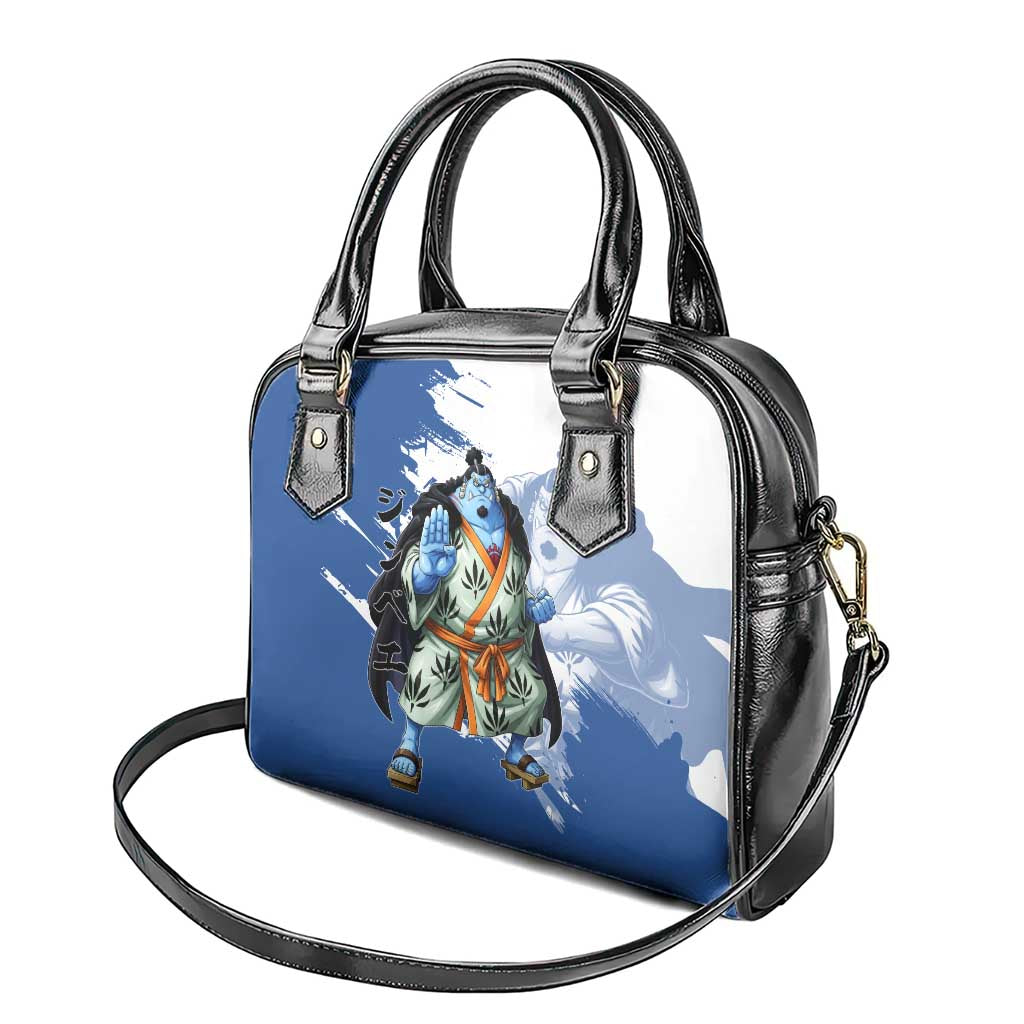 Jinbe One Piece Anime Shoulder Handbag Japanese Samurai Illustration Graphic