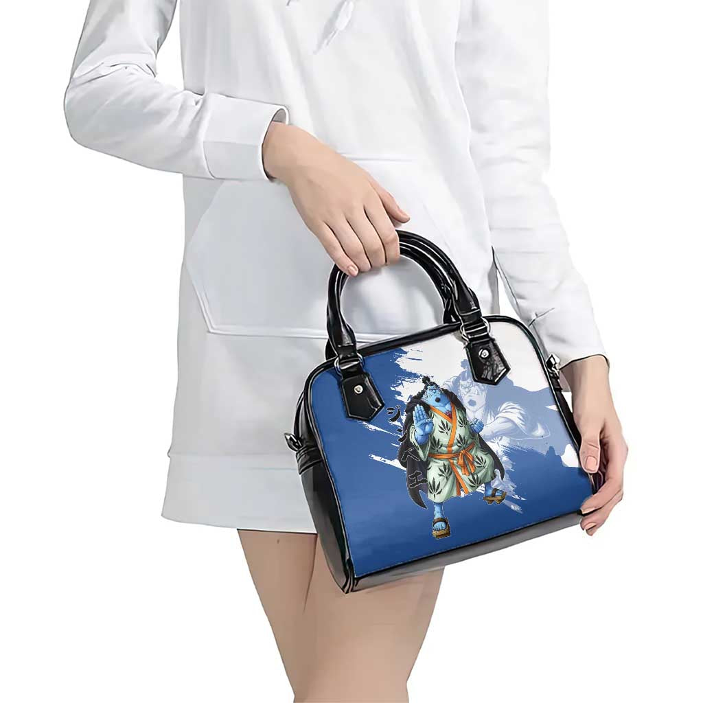 Jinbe One Piece Anime Shoulder Handbag Japanese Samurai Illustration Graphic