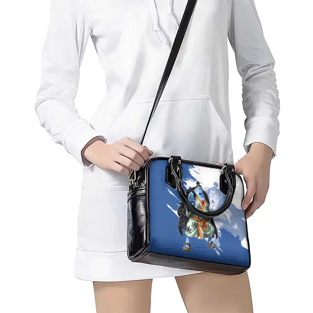 Jinbe One Piece Anime Shoulder Handbag Japanese Samurai Illustration Graphic