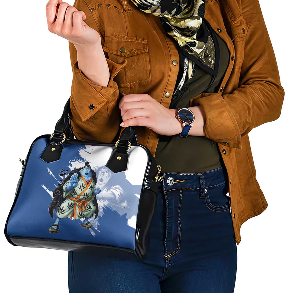 Jinbe One Piece Anime Shoulder Handbag Japanese Samurai Illustration Graphic