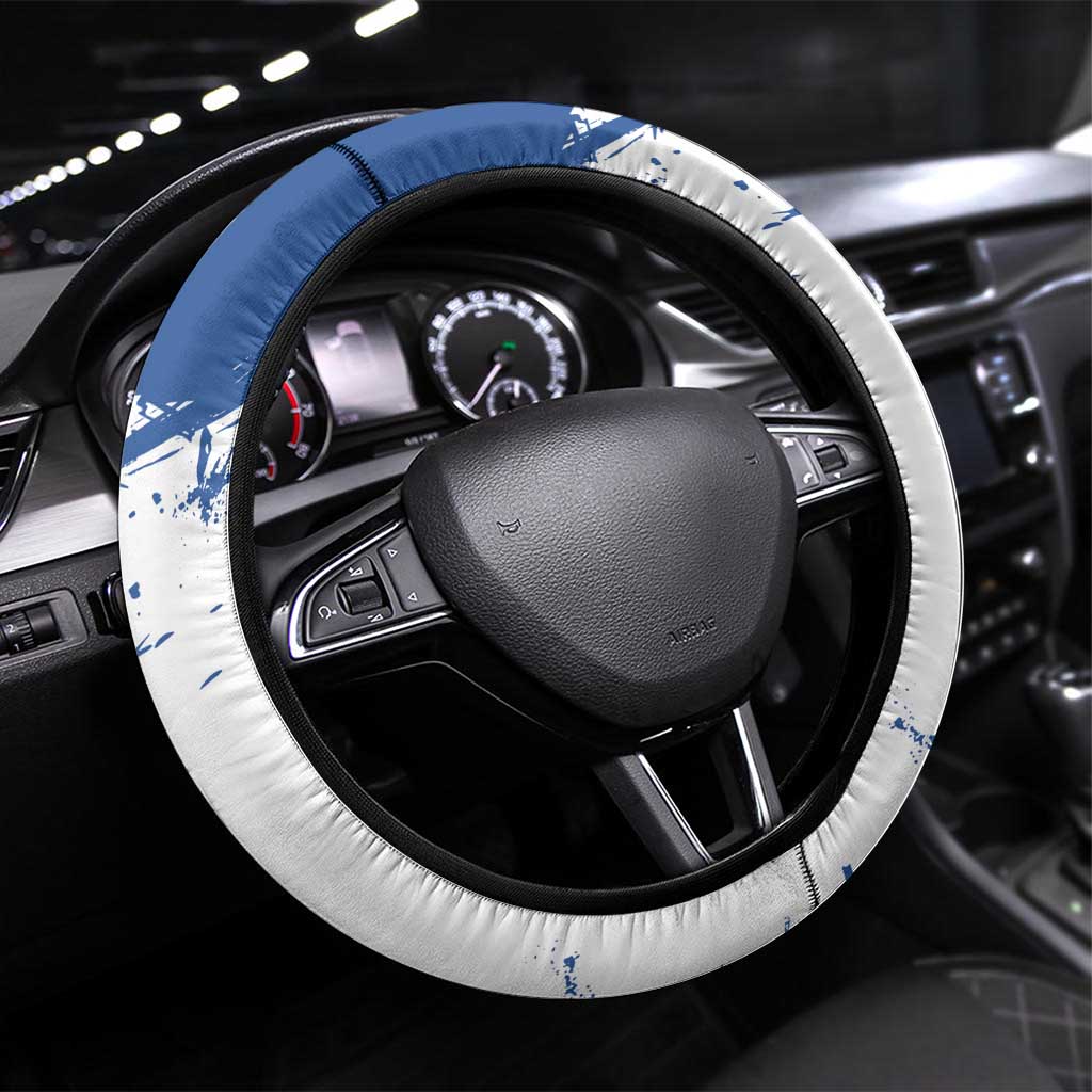 Jinbe One Piece Anime Steering Wheel Cover Japanese Samurai Illustration Graphic