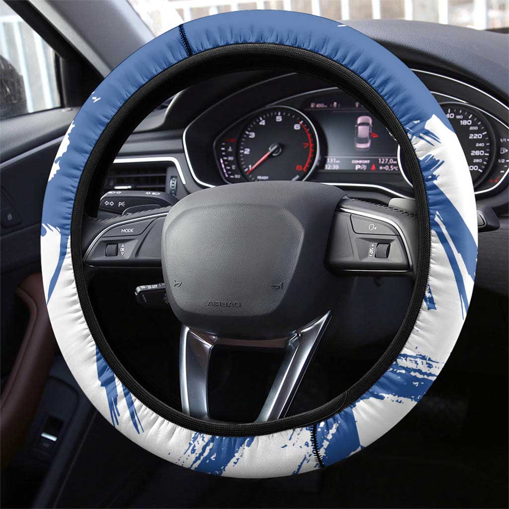 Jinbe One Piece Anime Steering Wheel Cover Japanese Samurai Illustration Graphic