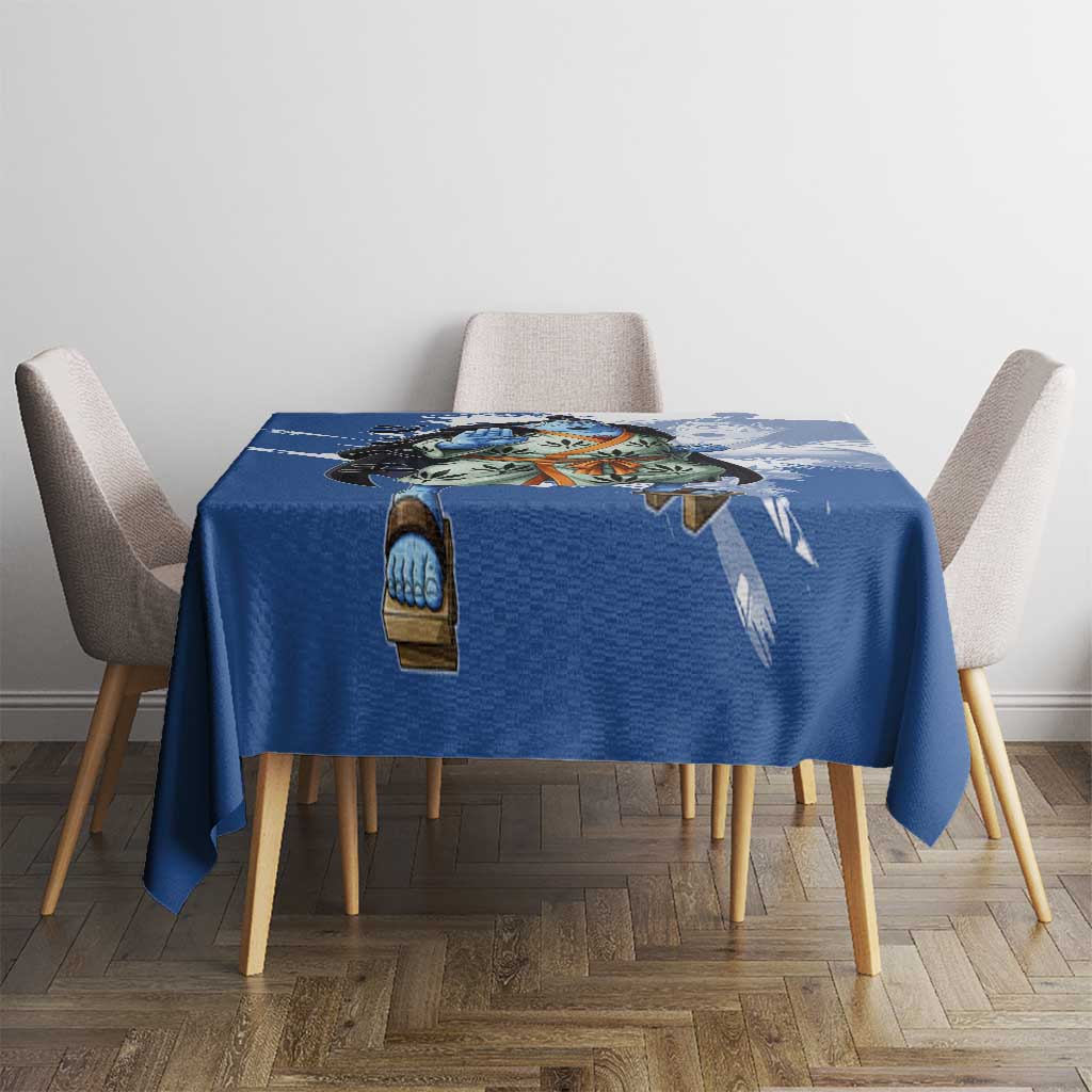 Jinbe One Piece Anime Tablecloth Japanese Samurai Illustration Graphic