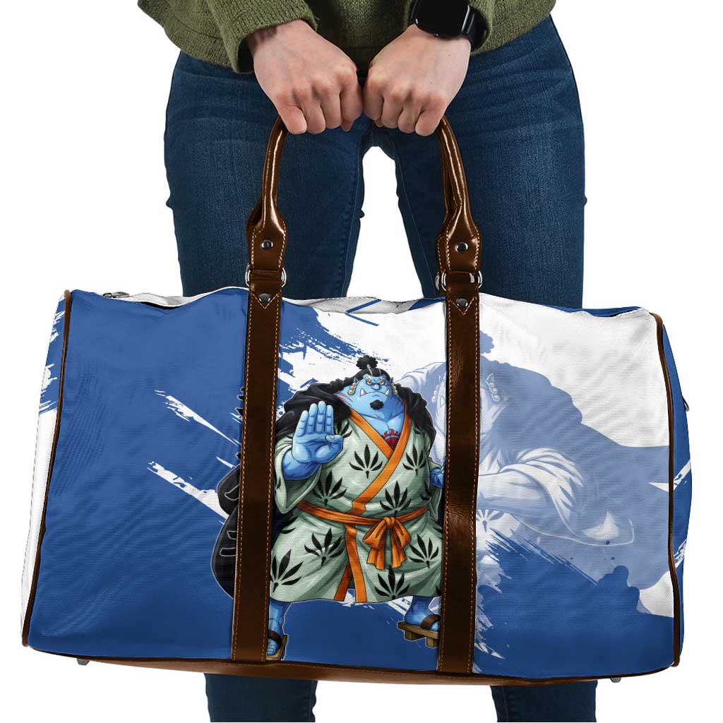Jinbe One Piece Anime Travel Bag Japanese Samurai Illustration Graphic