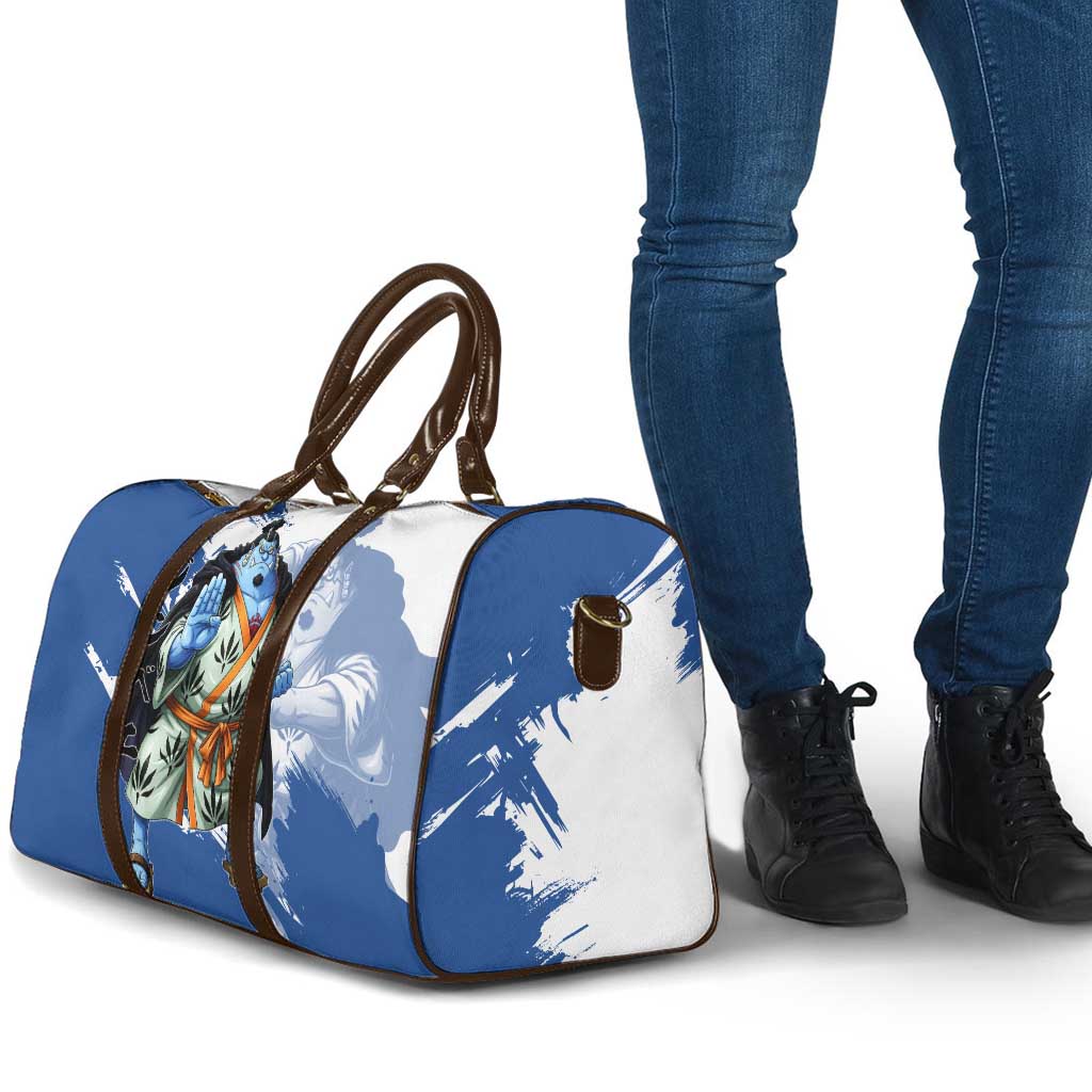Jinbe One Piece Anime Travel Bag Japanese Samurai Illustration Graphic