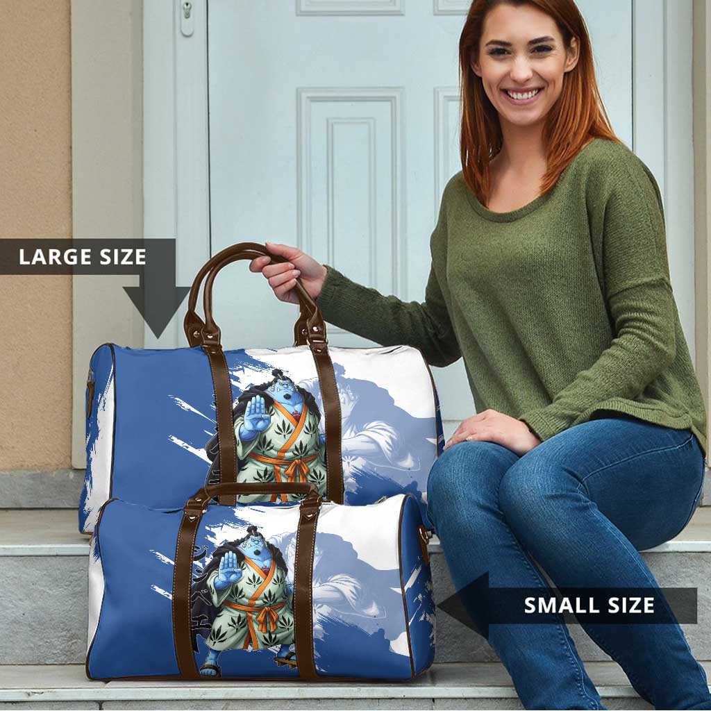 Jinbe One Piece Anime Travel Bag Japanese Samurai Illustration Graphic
