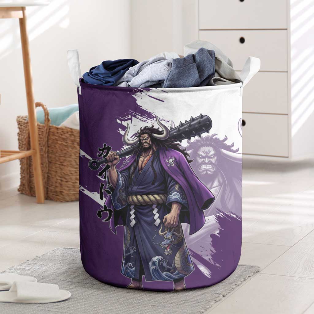 Kaido Anime Laundry Basket One Piece Oni Warlord Graphic