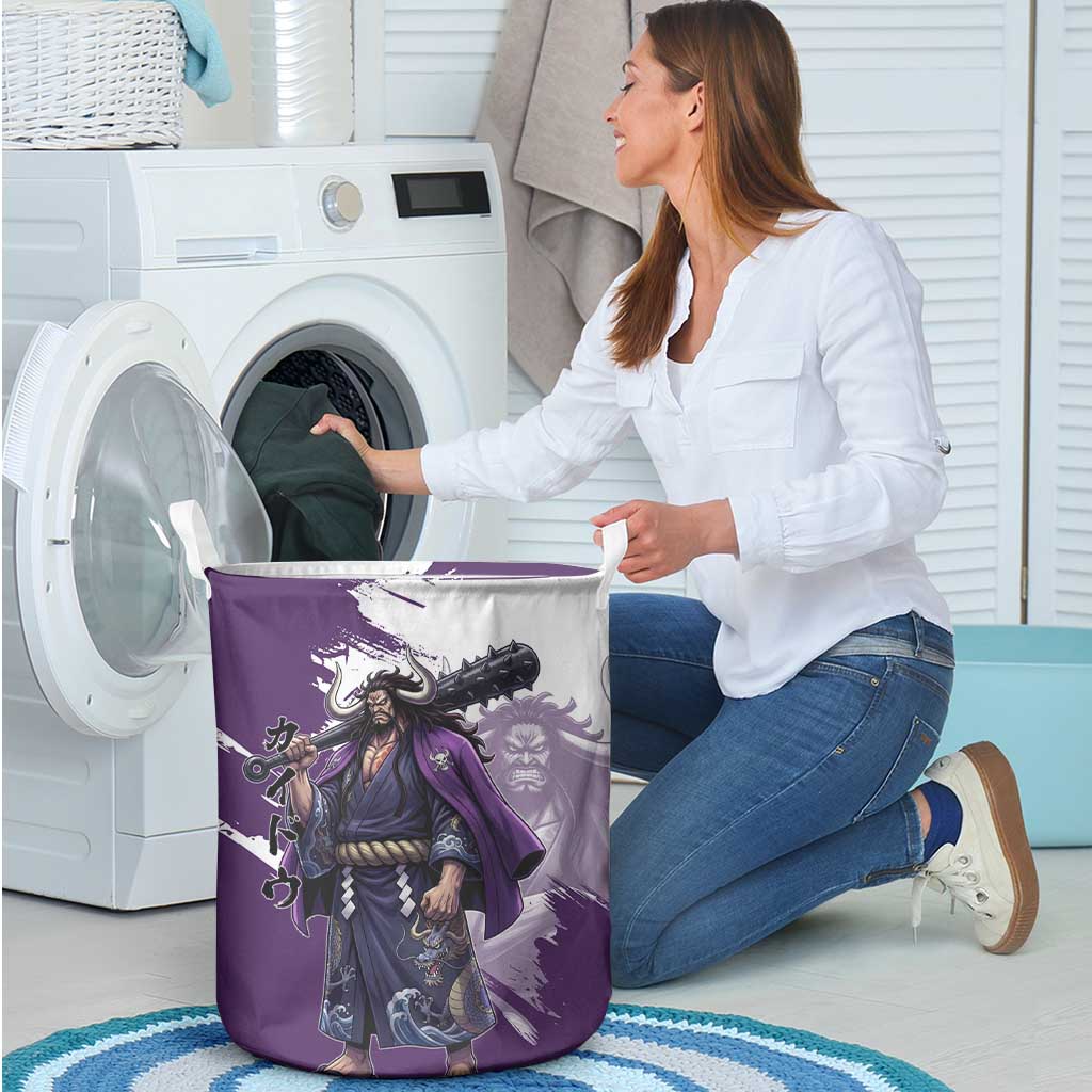 Kaido Anime Laundry Basket One Piece Oni Warlord Graphic