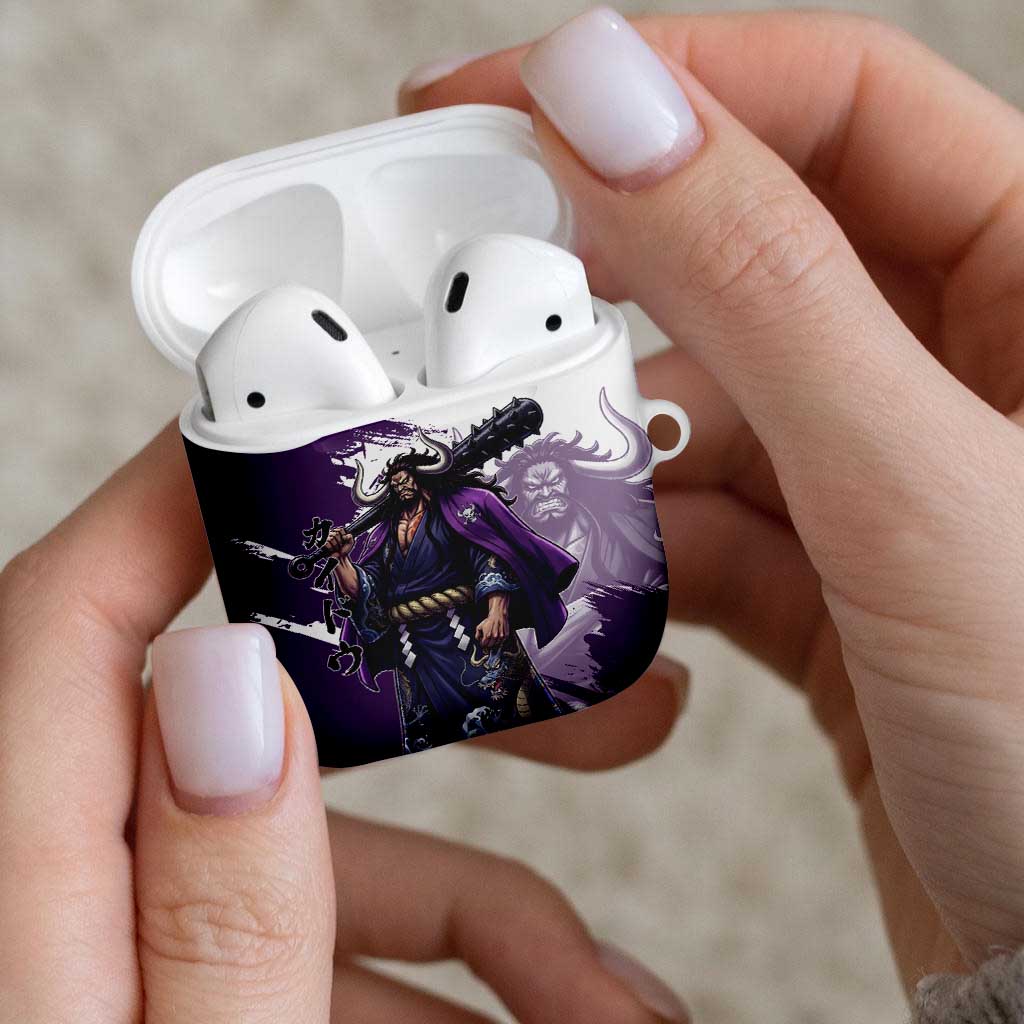 Kaido Anime AirPods Case One Piece Oni Warlord Graphic