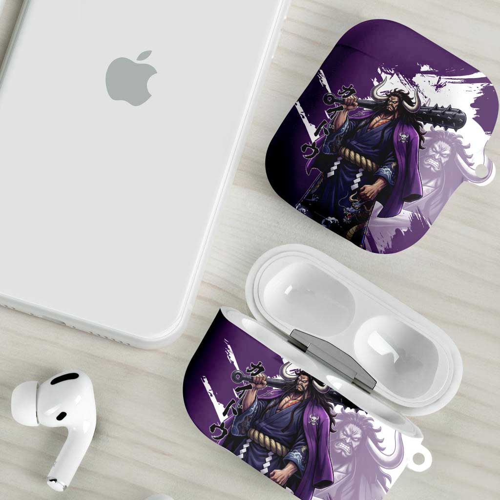 Kaido Anime AirPods Case One Piece Oni Warlord Graphic