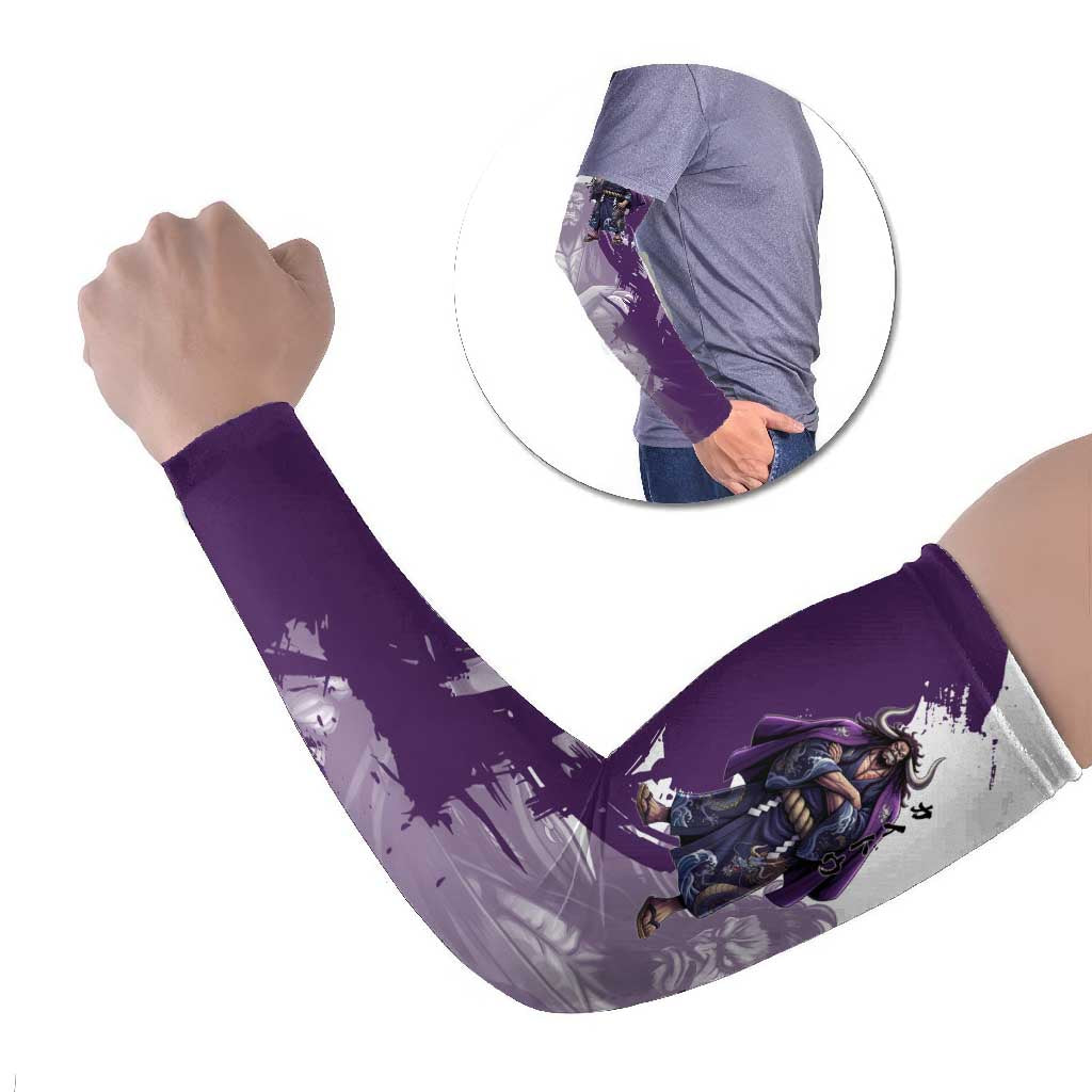 Kaido Anime Arm Sleeves One Piece Oni Warlord Graphic