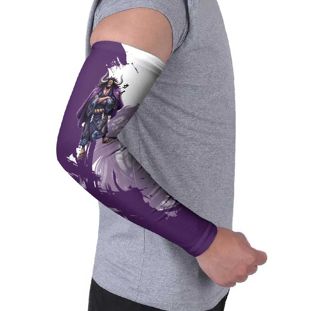 Kaido Anime Arm Sleeves One Piece Oni Warlord Graphic