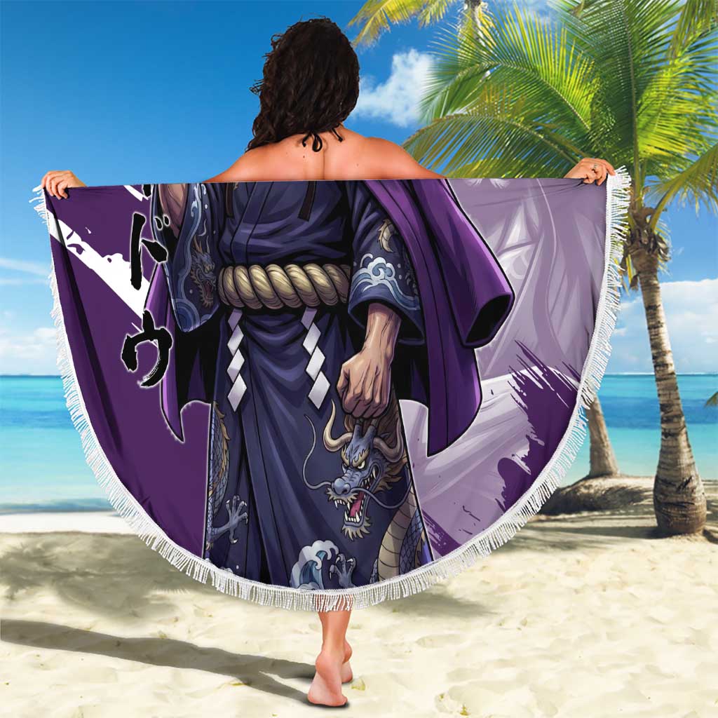 Kaido Anime Beach Blanket One Piece Oni Warlord Graphic