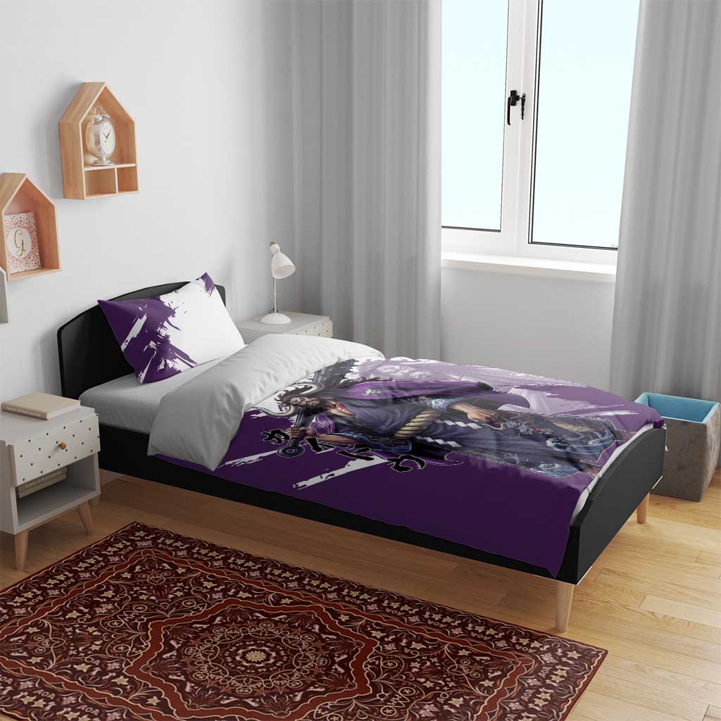 Kaido Anime Bedding Set One Piece Oni Warlord Graphic