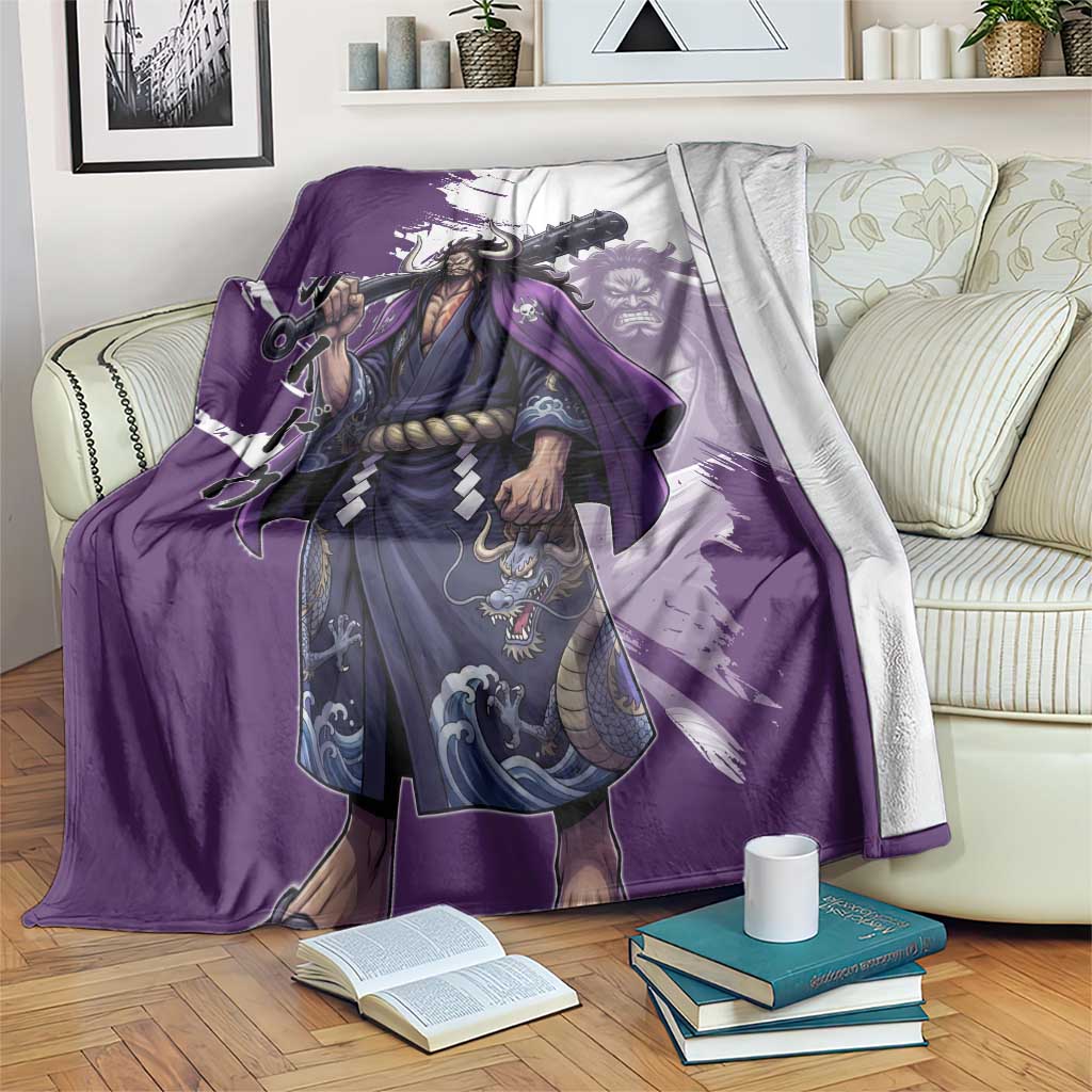 Kaido Anime Blanket One Piece Oni Warlord Graphic