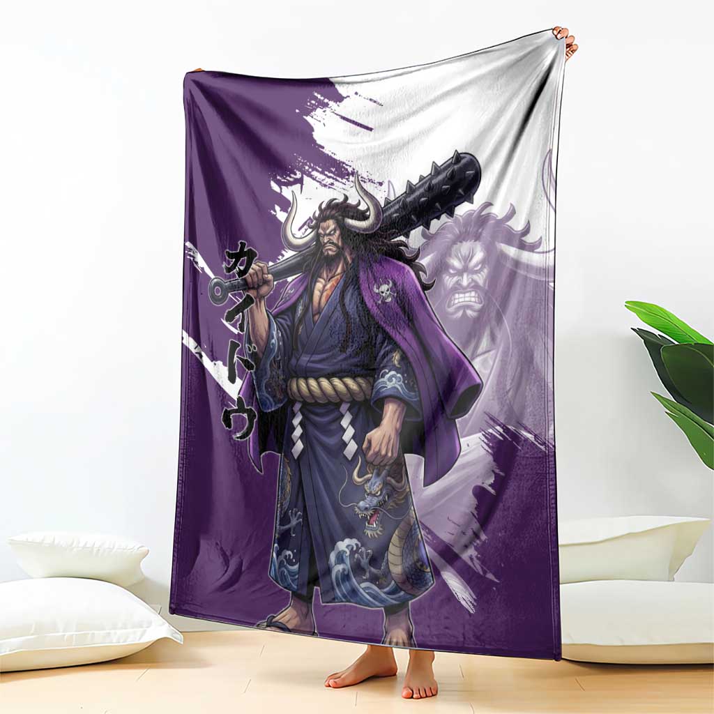 Kaido Anime Blanket One Piece Oni Warlord Graphic