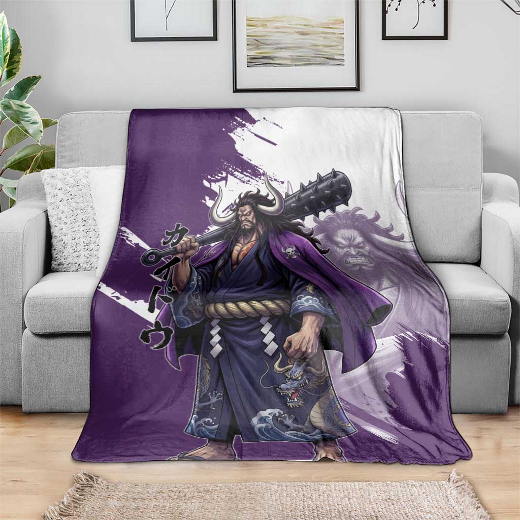 Kaido Anime Blanket One Piece Oni Warlord Graphic