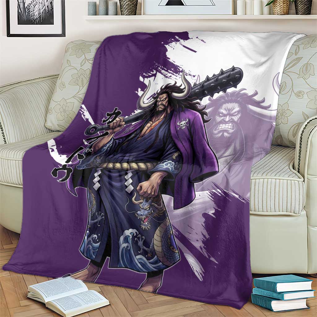 Kaido Anime Blanket One Piece Oni Warlord Graphic