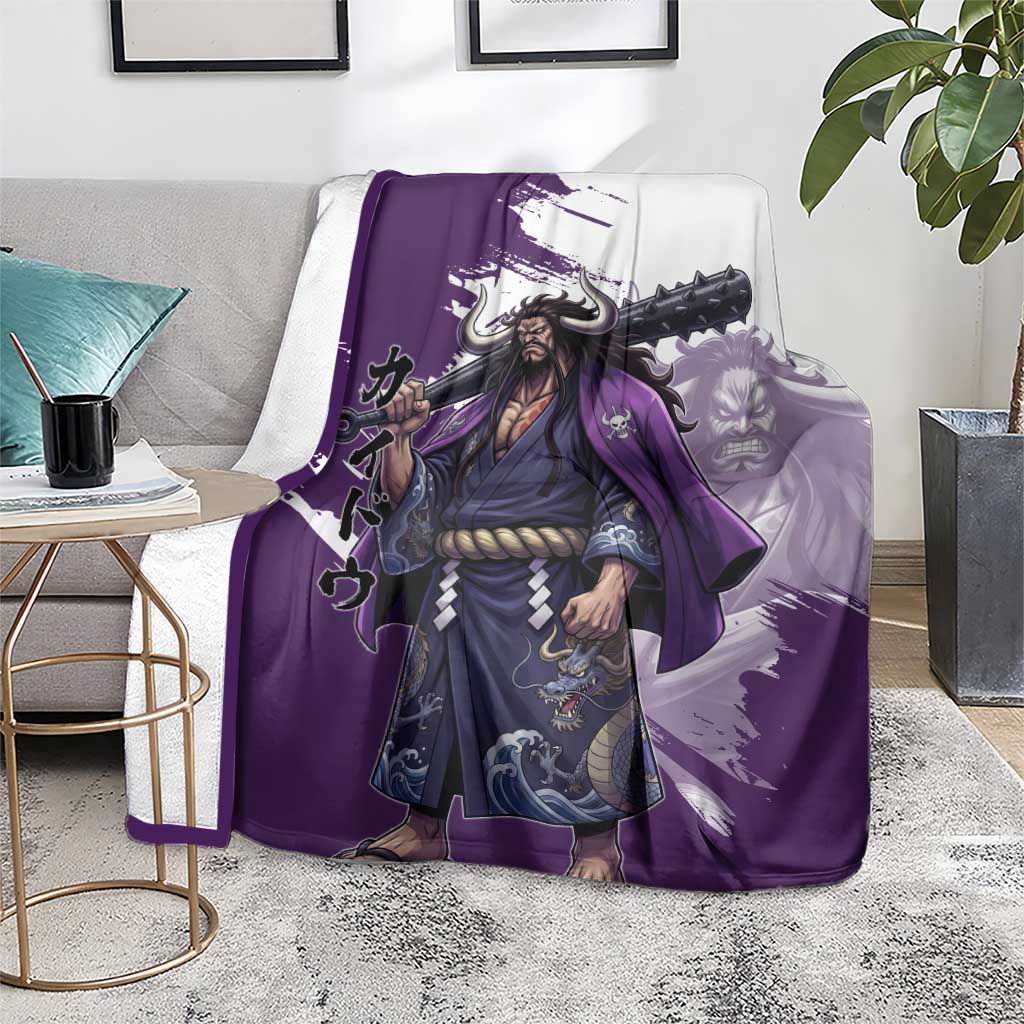 Kaido Anime Blanket One Piece Oni Warlord Graphic