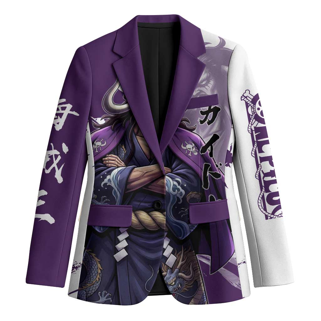 Kaido Anime Blazer One Piece Oni Warlord Graphic